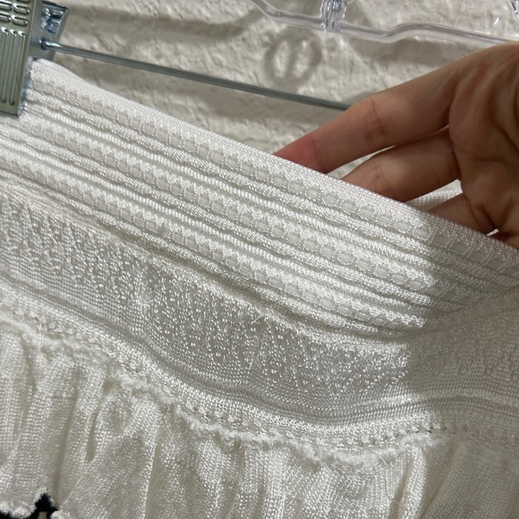 White Ruffled Two-Piece Set - Picture 4 of 8